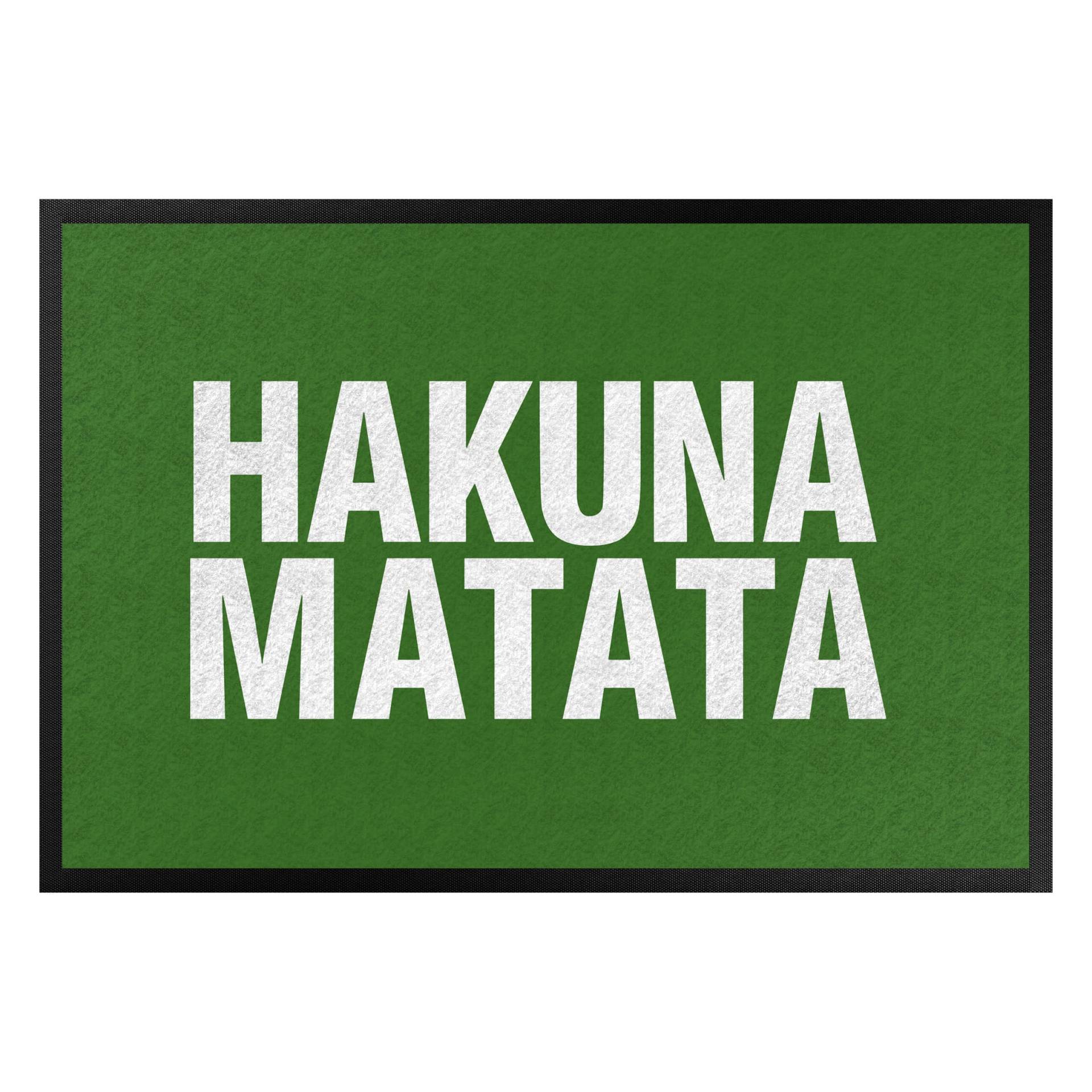 Fußmatte Hakuna Matata von Klebefieber