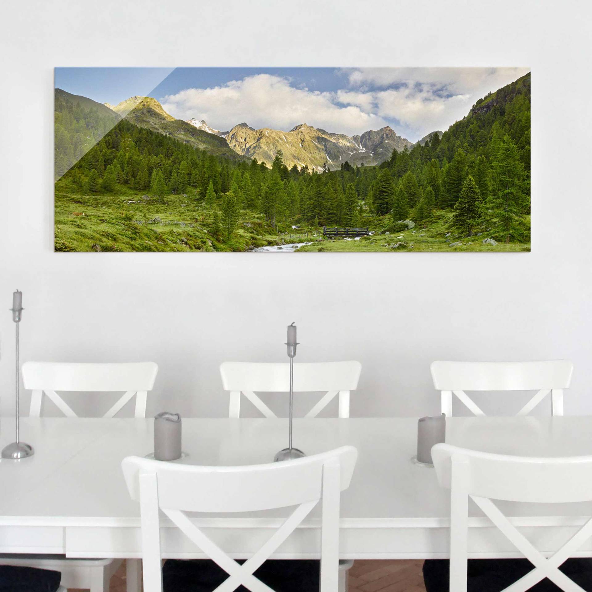 Glasbild Natur & Landschaft Debanttal Nationalpark Hohe Tauern von Klebefieber