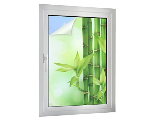 Klebefieber Sichtschutz Bambus mit Blättchen B x H: 50cm x 75cm Klebefieber Sichtschutz Bambus mit Blättchen B x H: 50cm x 75cm von Klebefieber