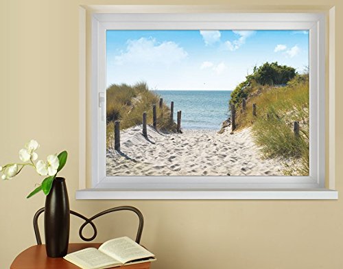 Klebefieber Sichtschutz Ostsee B x H: 120cm x 80cm von Klebefieber