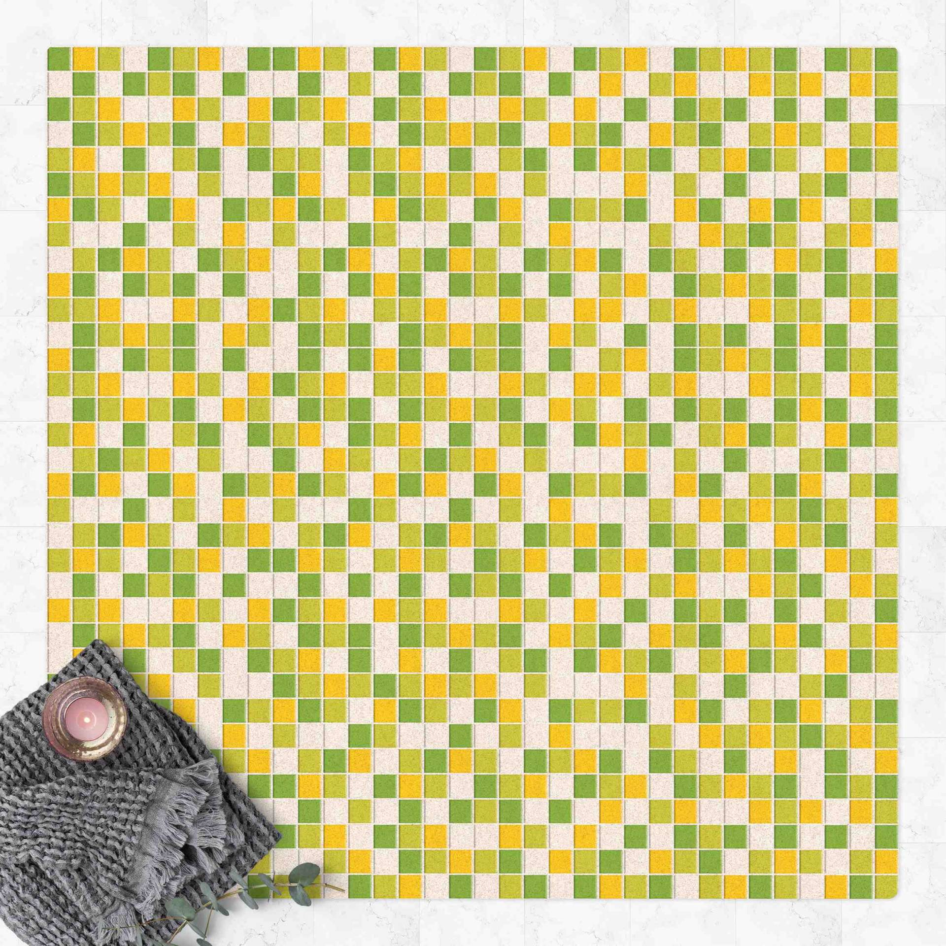 Kork-Teppich Mosaikfliesen Frühlingsset von Klebefieber