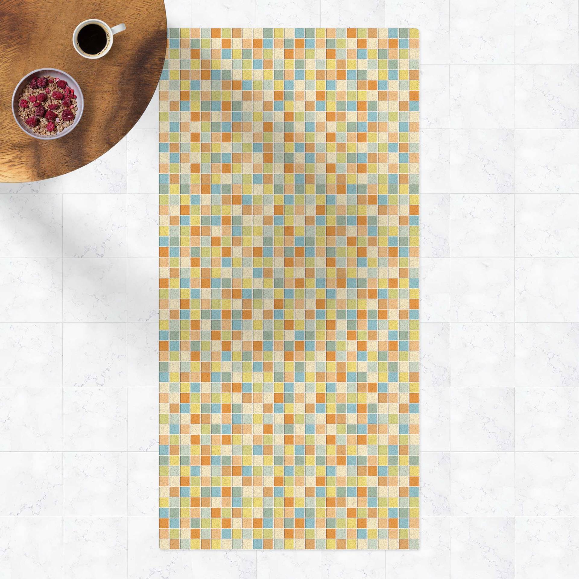 Kork-Teppich Mosaikfliesen Sommerset von Klebefieber