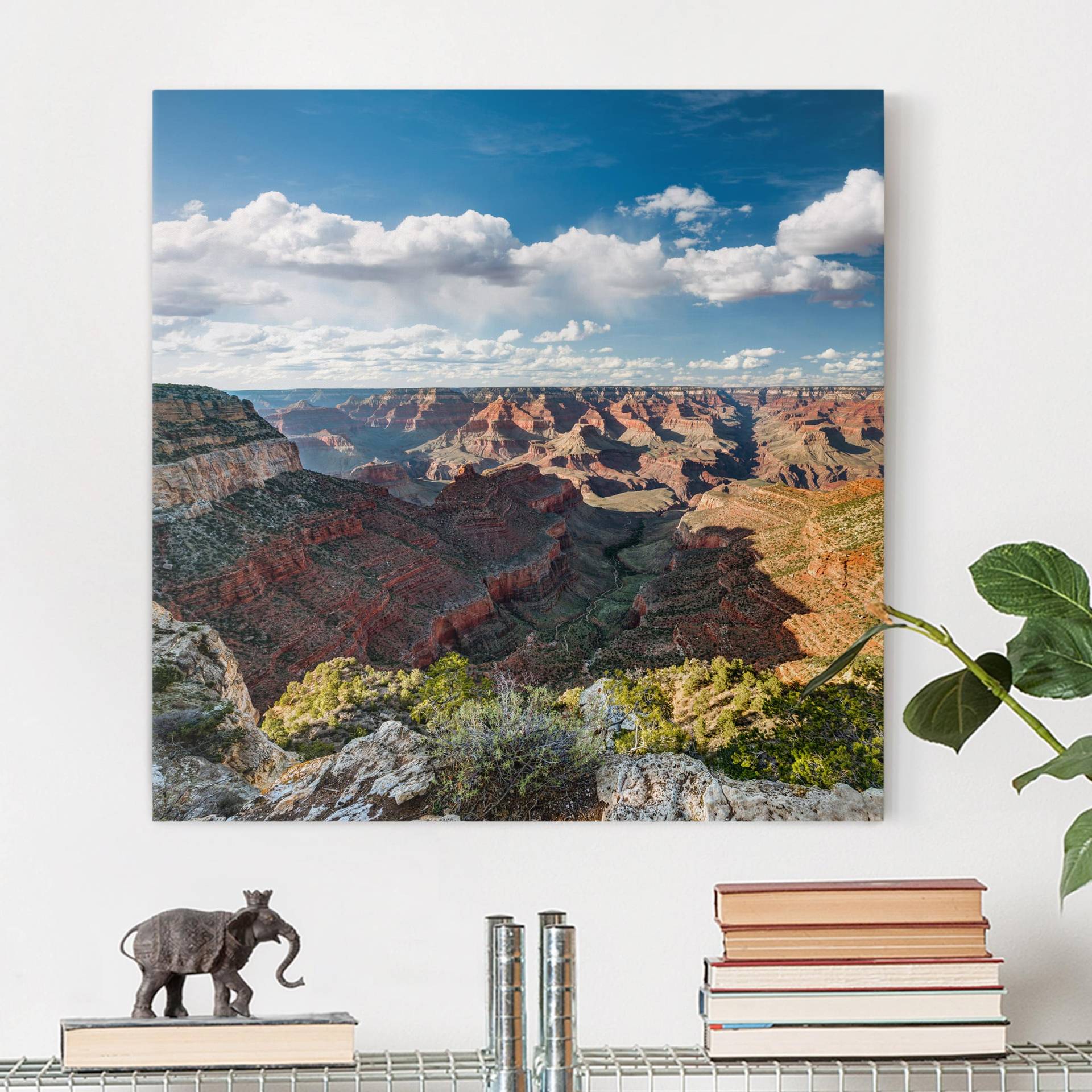 Leinwandbild Berg Natur des Canyons von Klebefieber