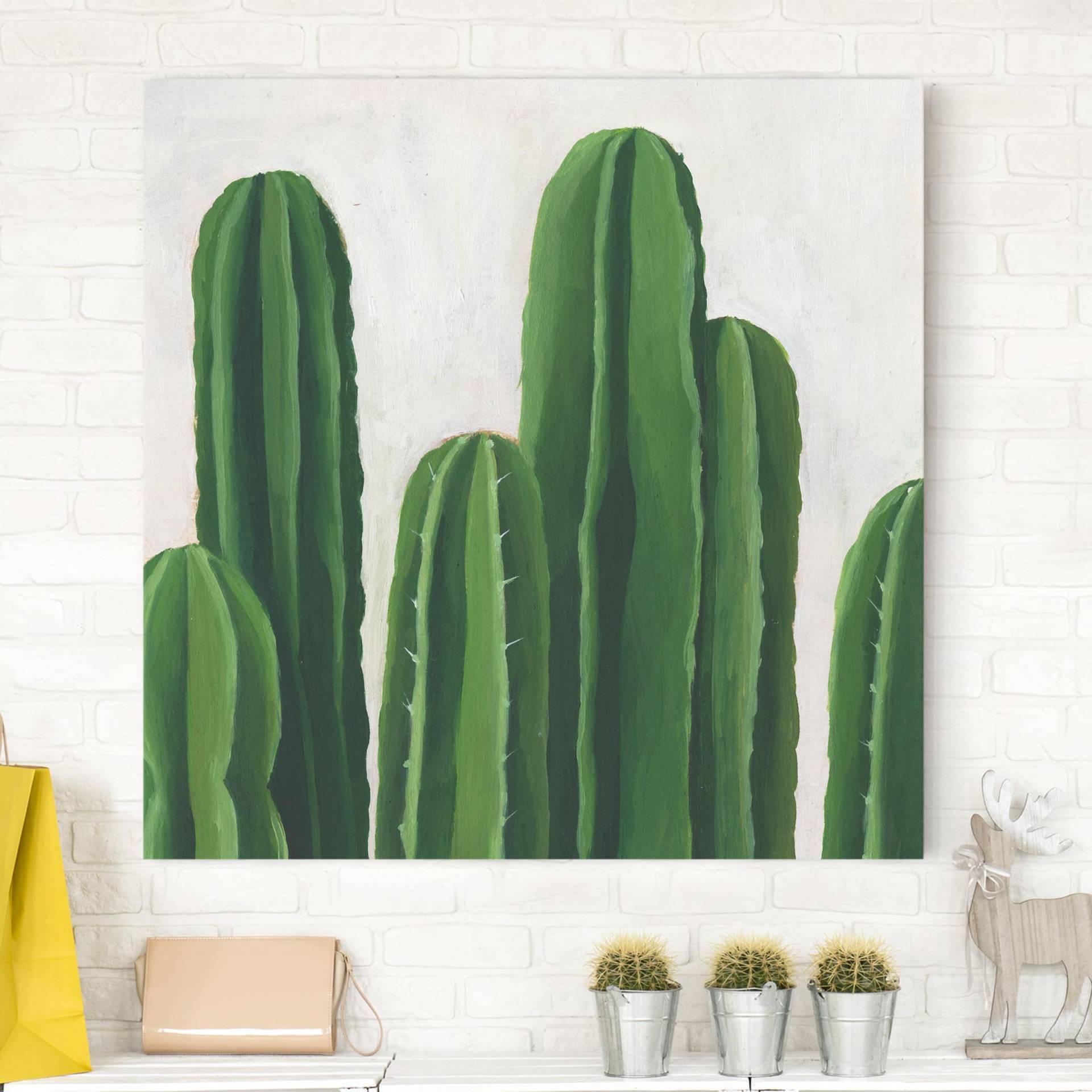 Leinwandbild Botanik Lieblingspflanzen - Kaktus von Klebefieber