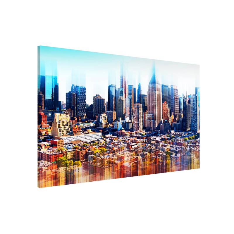 Magnettafel Manhattan Skyline Urban Stretch von Klebefieber