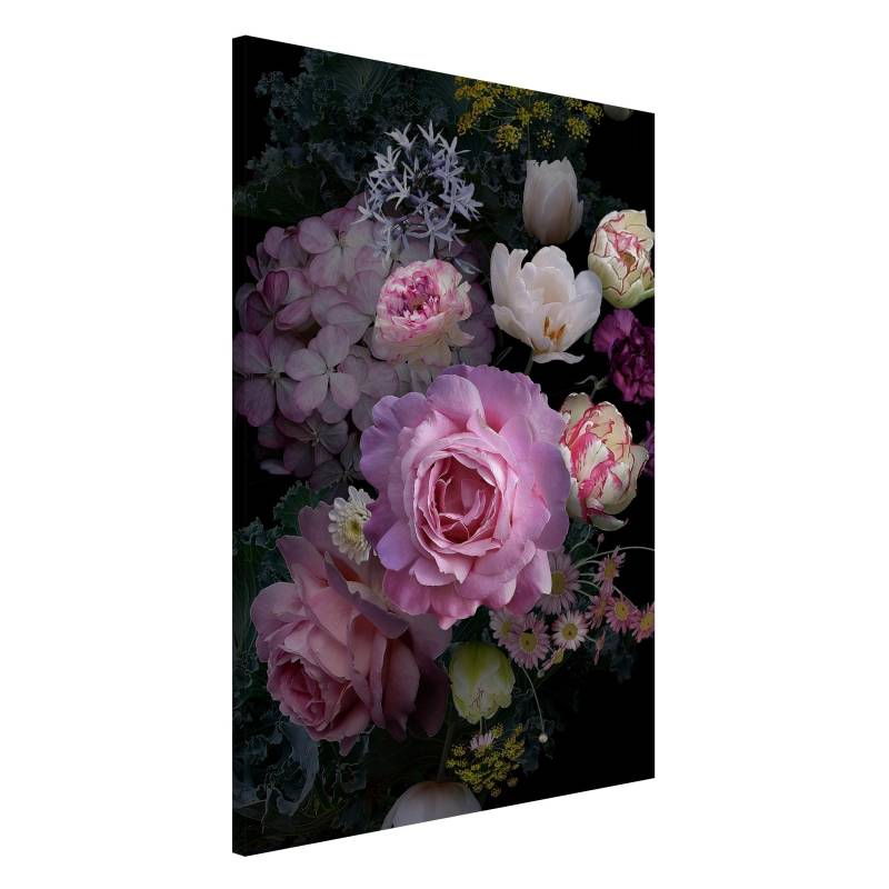 Magnettafel Rosentraum Bouquet von Klebefieber