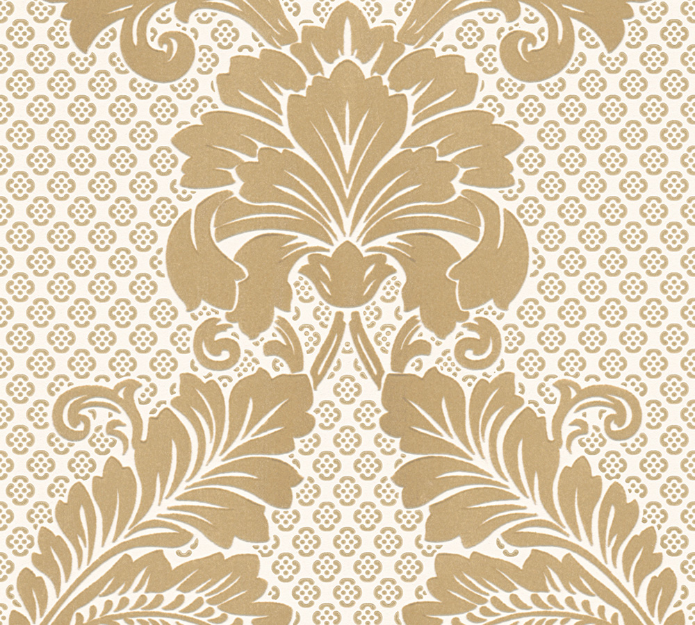 Metallic-Tapete Architects Paper Luxury wallpaper in Creme Metallic - 305442 von Klebefieber