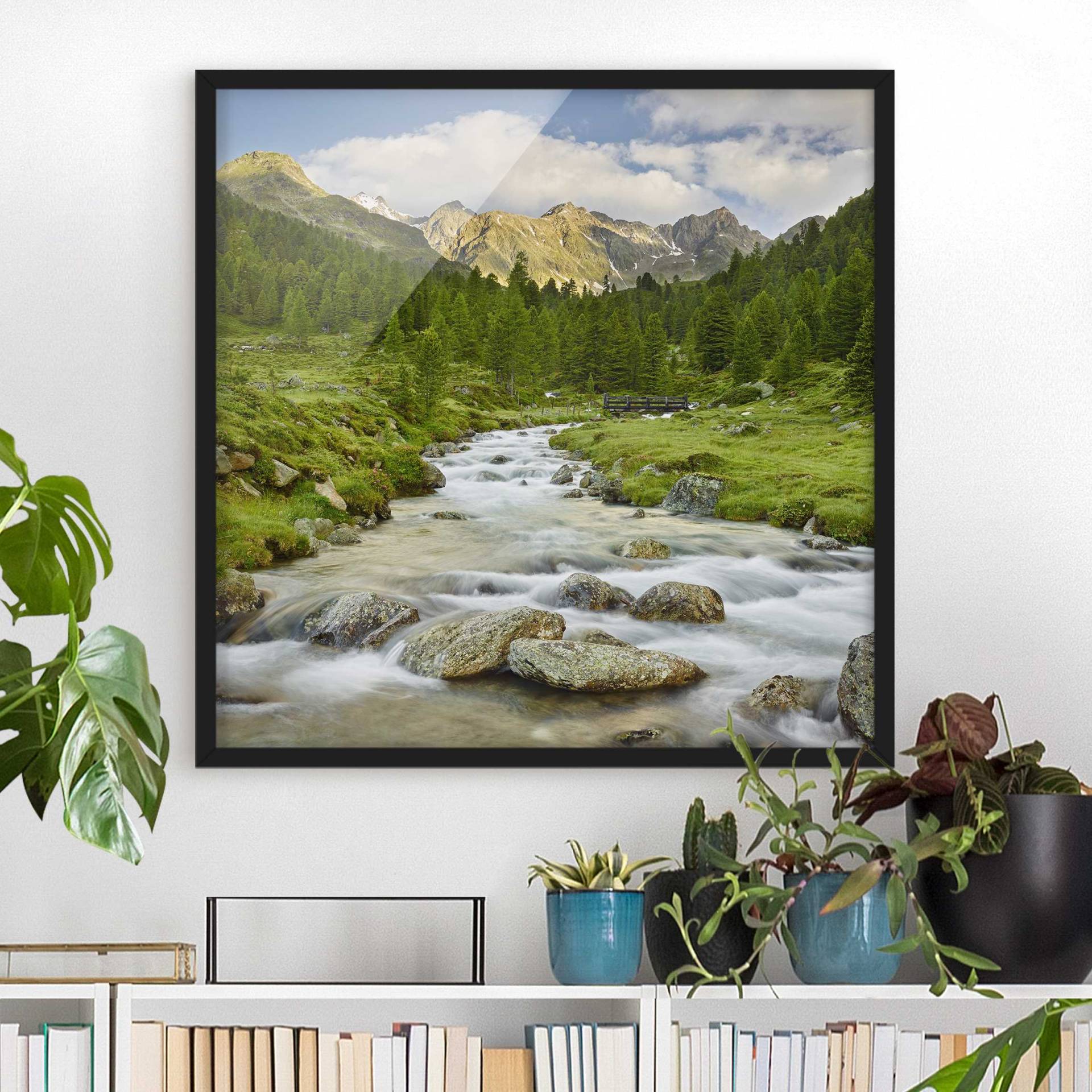 Natur & Landschaft Bild mit Rahmen Debanttal Nationalpark Hohe Tauern von Klebefieber