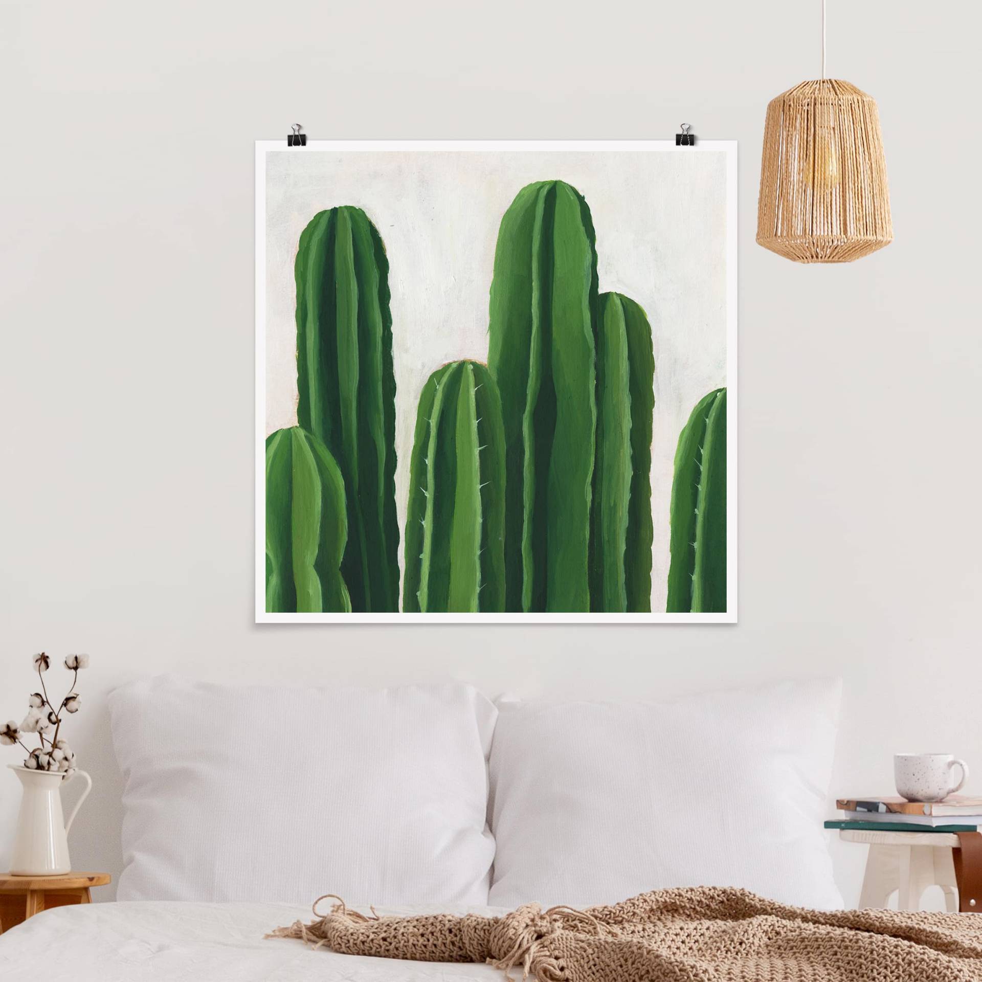Poster Lieblingspflanzen - Kaktus von Klebefieber