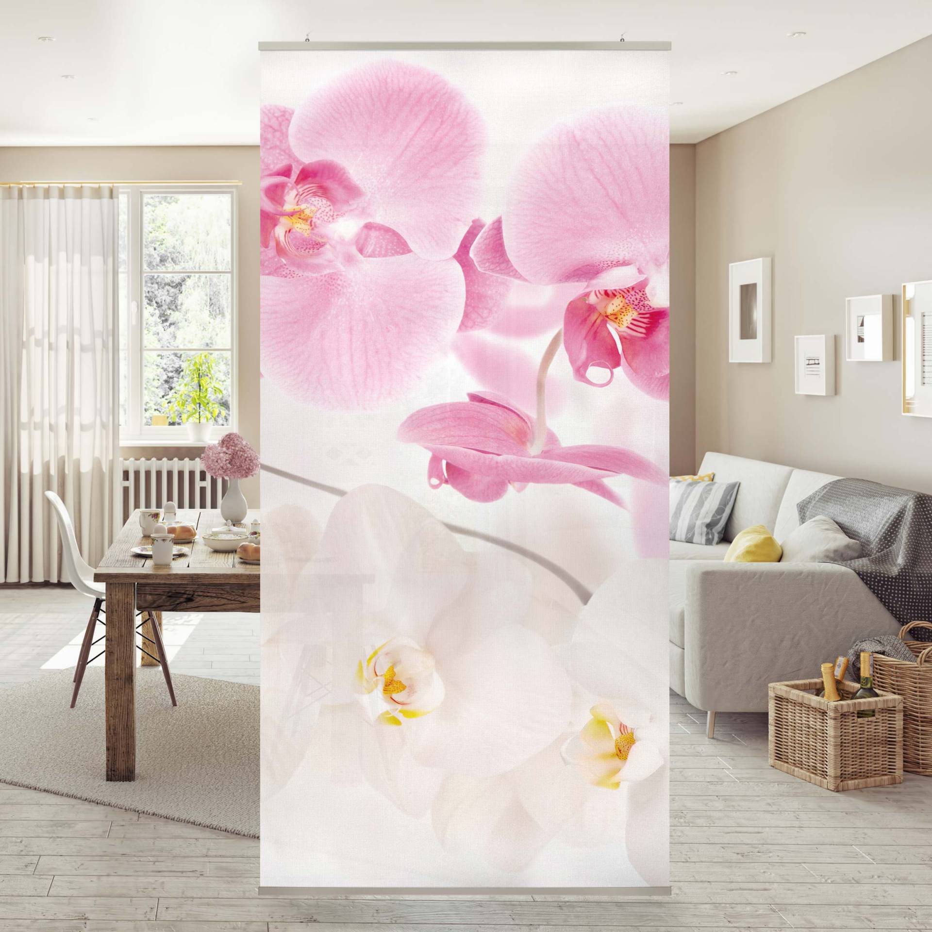 Raumteiler Delicate Orchids von Klebefieber