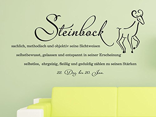 KLEBEHELD® Wandtattoo Steinbock als Sternzeichen von Klebeheld