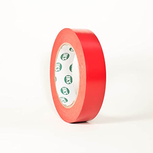 Bodenmarkierungsband Warnband 19 mm x 33 m Rot selbstklebend I Bodenklebeband zur Boden- und Sicherheitsmarkierung I Markierungsband, Klebeband (19mm x 33m, Rot) von Klebeland