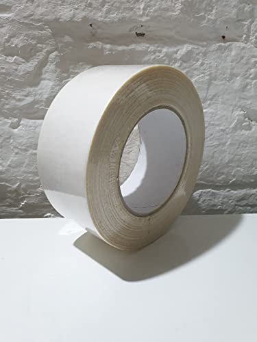 Doppelseitiges Gewebeklebeband für Textilien und Leder 50mm x 25m Textilienband von Klebeland