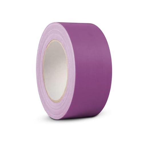 Gewebeband Gaffer Tape mit hoher Klebkraft Panzerband Panzertape leistungsstarkes Gewebeband verschiedne Breiten und Farben (50 mm x 25 m, lila) von Klebeland