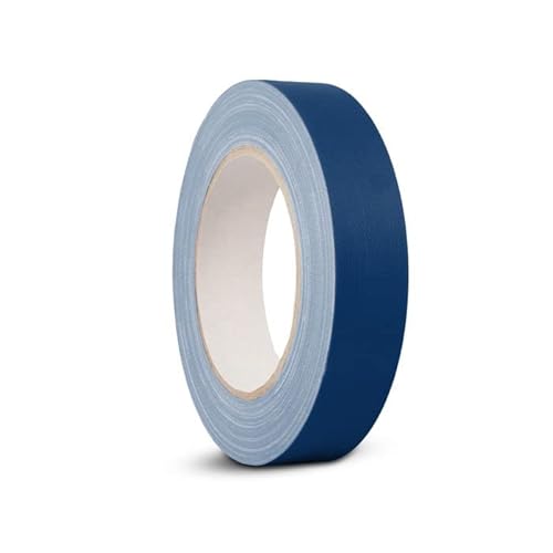 3x Gewebeband Panzerband 25mm x 25m Dunkelblau Panzertape Klebeband Gaffa Tape Matt und reflexionsfrei (25 mm x 25 m, Dunkelblau) von Klebeland