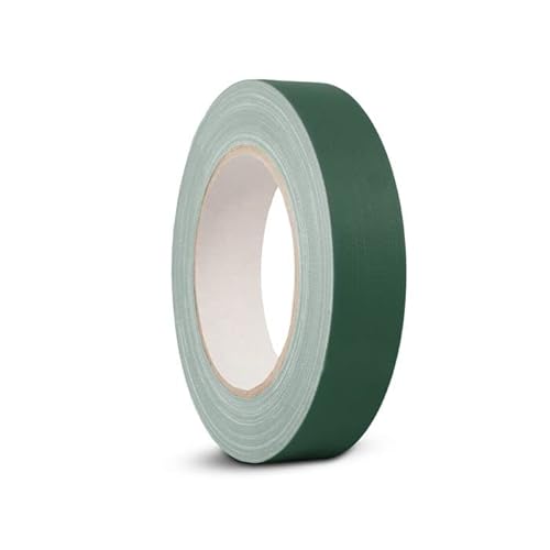 3x Gewebeband Panzerband 25mm x 25m Grün Panzertape Klebeband Gaffa Tape Matt und reflexionsfrei (25 mm x 25 m, Grün) von Klebeland