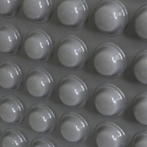 3M Bumpons SJ 5003 | Elastikpuffer selbstklebend | halbkugelförmig | grau, schwarz oder weiß | 11,1 mm Durchmesser, 5 mm Höhe/grau, 56 Stück von KLEBESHOP24