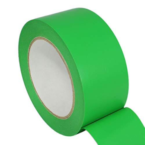 Bodenmarkierungsband | 50 mm x 33 m | Einseitig klebend | Einfarbig oder mehrfarbig gestreift | Ablösbar auf den meisten Untergründen | Warnklebeband/Grün von KLEBESHOP24