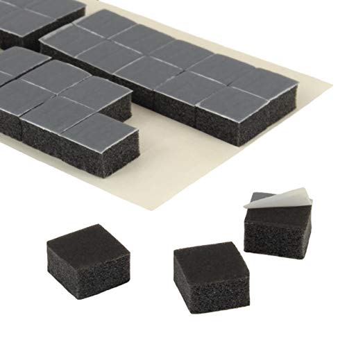 Klebepads 3D | Doppelseitig klebend | Anthrazit | 10 x 10 x 6 mm Dicke | Menge wählbar / 100 Stück Klebepads 3D | Doppelseitig klebend | Anthrazit | 10 x 10 x 6 mm Dicke | Menge wählbar / 100 Stück von KLEBESHOP24