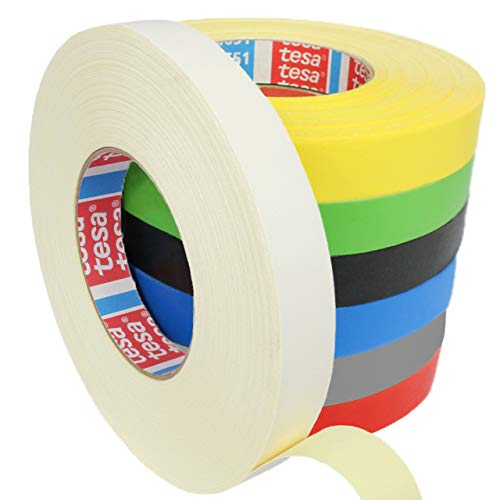 Tesa 4651 Premium Gewebeband verschiedene Breiten und Farben wählbar/weiß 19 mm x 50 m von KLEBESHOP24