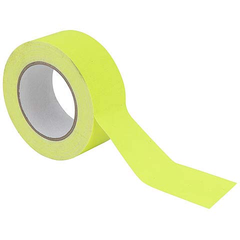 Neon Klebeband matt fluoreszierend Gelb 50mm x 25m Gaffa UV Duct Tape von Unbekannt