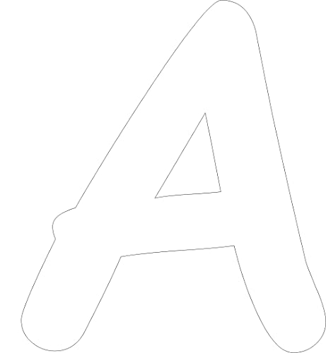 Kleckerliese Alphabet Buchstaben 12cm selbstklebende Aufkleber Wand Fenster Tür Boote Auto Kinderzimmer STICKER A - Höhe 12cm, Farbe Weiß Kleckerliese Alphabet Buchstaben 12cm selbstklebende Aufkleber Wand Fenster Tür Boote Auto Kinderzimmer STICKER A - Höhe 12cm, Farbe Weiß von Kleckerliese