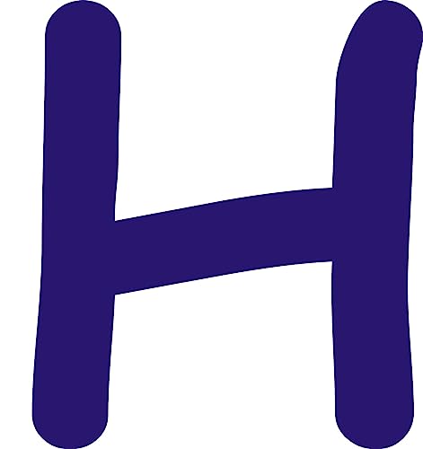 Kleckerliese Alphabet Buchstaben 12cm selbstklebende Aufkleber Wand Fenster Tür Boote Auto Kinderzimmer STICKER H - Höhe 12cm, Farbe Dunkelblau Kleckerliese Alphabet Buchstaben 12cm selbstklebende Aufkleber Wand Fenster Tür Boote Auto Kinderzimmer STICKER H - Höhe 12cm, Farbe Dunkelblau von Kleckerliese