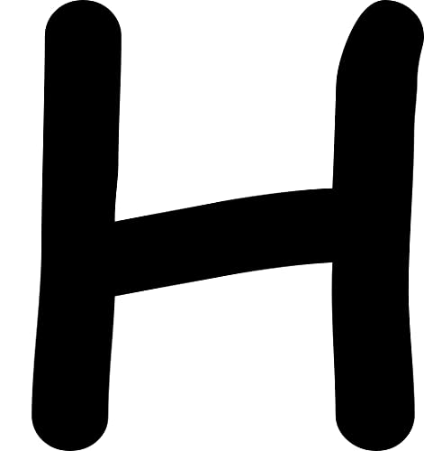 Kleckerliese Alphabet Buchstaben 16cm selbstklebende Aufkleber Wand Fenster Tür Boote Auto Kinderzimmer STICKER H - Höhe 16cm, Farbe Schwarz Kleckerliese Alphabet Buchstaben 16cm selbstklebende Aufkleber Wand Fenster Tür Boote Auto Kinderzimmer STICKER H - Höhe 16cm, Farbe Schwarz von Kleckerliese