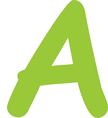 Kleckerliese Alphabet Buchstaben 18cm selbstklebende Aufkleber Wand Fenster Tür Boote Auto Kinderzimmer STICKER A - Höhe 18cm, Farbe Lindgrün Kleckerliese Alphabet Buchstaben 18cm selbstklebende Aufkleber Wand Fenster Tür Boote Auto Kinderzimmer STICKER A - Höhe 18cm, Farbe Lindgrün von Kleckerliese