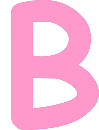 Kleckerliese Alphabet Buchstaben 18cm selbstklebende Aufkleber Wand Fenster Tür Boote Auto Kinderzimmer STICKER B - Höhe 18cm, Farbe Rosa Kleckerliese Alphabet Buchstaben 18cm selbstklebende Aufkleber Wand Fenster Tür Boote Auto Kinderzimmer STICKER B - Höhe 18cm, Farbe Rosa von Kleckerliese