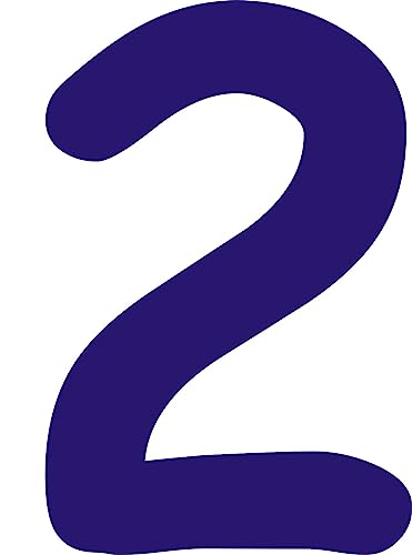 Kleckerliese Alphabet Zahlen Ziffern 8cm selbstklebende Aufkleber Wand Fenster Tür Boote Auto Kinderzimmer STICKER 2 - Höhe 8cm, Farbe Dunkelblau Kleckerliese Alphabet Zahlen Ziffern 8cm selbstklebende Aufkleber Wand Fenster Tür Boote Auto Kinderzimmer STICKER 2 - Höhe 8cm, Farbe Dunkelblau von Kleckerliese