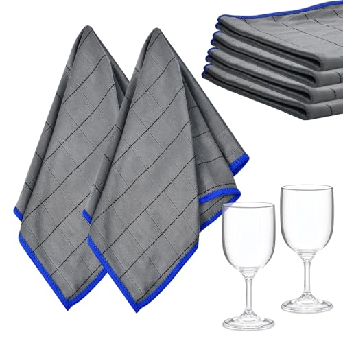 Kleemeiero 4 Stück Fensterputztücher Carbon Tücher 40x40cm Mikrofasertücher Fenstertuch Streifenfrei Microfasertuch Fenster Microfaser Fensterputztuch Glastücher Cleaning für Fenster Spiegel Edelstahl Kleemeiero 4 Stück Fensterputztücher Carbon Tücher 40x40cm Mikrofasertücher Fenstertuch Streifenfrei Microfasertuch Fenster Microfaser Fensterputztuch Glastücher Cleaning für Fenster Spiegel Edelstahl von Kleemeiero