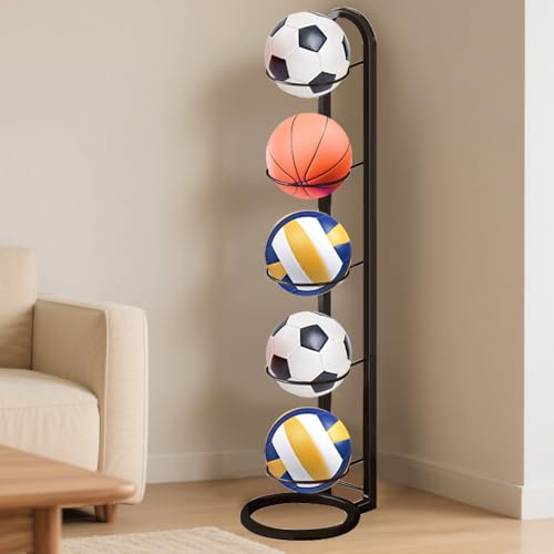 Kleemeiero Balllagerregal Ballständer Basketball Ballhalter Fussball mit 5 Ball Ständer Ball Aufbewahrung Outdoor Ballhalterung Stehend 23.5 cm Ball Lagerregal für Basketball Fußball Volleyball Kleemeiero Balllagerregal Ballständer Basketball Ballhalter Fussball mit 5 Ball Ständer Ball Aufbewahrung Outdoor Ballhalterung Stehend 23.5 cm Ball Lagerregal für Basketball Fußball Volleyball von Kleemeiero