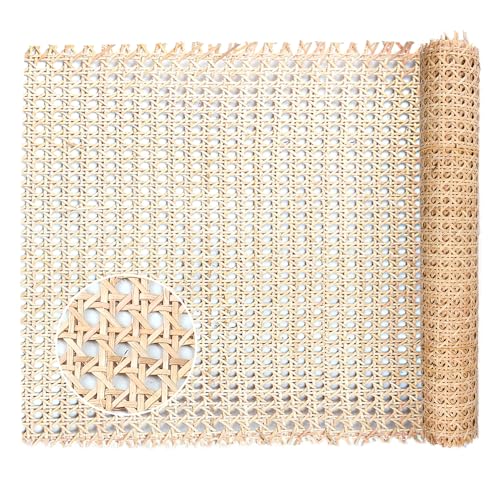 Kleemeiero Rattan Gurtband, 35 x 150cm Rattan Geflecht Natürliches Rattan-Gurt Cane Webbing Rattan Roll Rattan Geweberolle Gewebtes Offenes Rattan Wabengeflecht für DIY-Projekte Möbeldekoration Kleemeiero Rattan Gurtband, 35 x 150cm Rattan Geflecht Natürliches Rattan-Gurt Cane Webbing Rattan Roll Rattan Geweberolle Gewebtes Offenes Rattan Wabengeflecht für DIY-Projekte Möbeldekoration von Kleemeiero