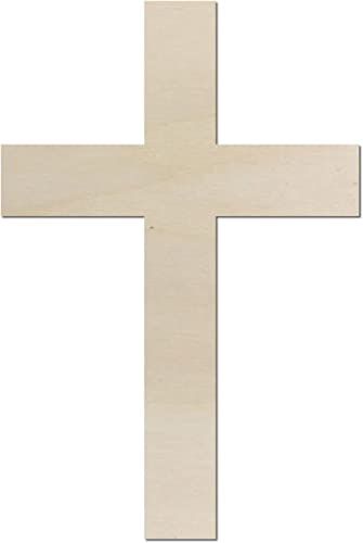 Kleenes Traumhandel Schönes Kreuz aus Holz – Kirche Ostern - Ideal als Deko - bis 60cm - für Wand & Tür (45 cm) von Kleenes Traumhandel