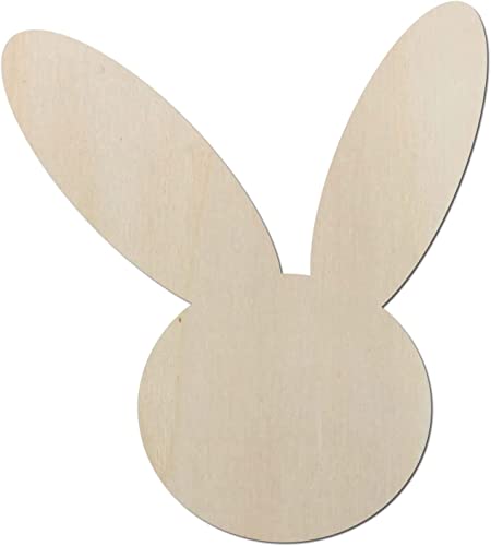 Kleenes Traumhandel Süßer Hase aus Holz – Osterhase Hase bis 80 cm - Ideal als Deko zu Ostern - für Wand & Tür (30 cm) von Kleenes Traumhandel