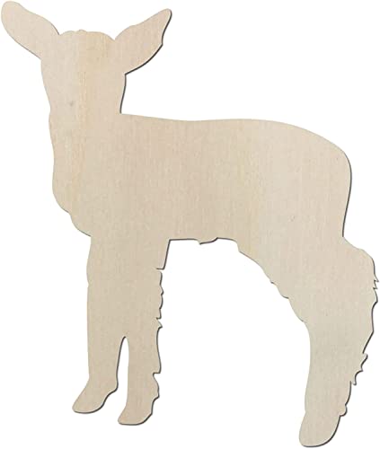 Kleenes Traumhandel Süßes Schaf aus Holz – Schäfchen Lamm Ostern Schafkopf bis 80cm - Ideal als Deko zu Ostern - für Wand & Tür (60 cm) von Kleenes Traumhandel