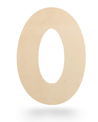 Kleenes Traumhandel Holzzahlen - Zahlen aus Holz - Holz-Zahlen für Geburtstag, Hochzeit, Jahrestag - Holzzahlen zum selbst gestalten - (20 cm, 0) von Kleenes Traumhandel