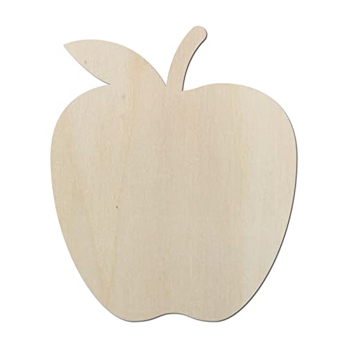 Schöner Apfel aus Holz – Apfel Obst bis 60 cm - Ideal als Deko zu Ostern - für Wand & Tür (20cm) von Kleenes Traumhandel