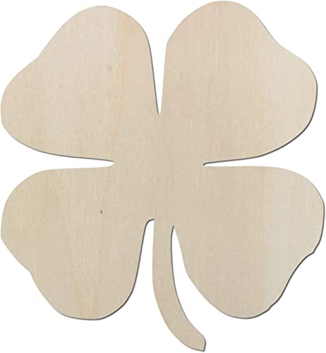 Kleenes Traumhandel Schönes Kleeblatt aus Holz – bis 60 cm - Ideal als Deko zu Ostern - für Wand & Tür (60cm) von Kleenes Traumhandel