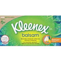 Kleenex® Taschentücherbox balsam 4-lagig weiß, 56 Tücher von Kleenex®