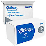 Kleenex Mainline Falthandtücher V-falz Weiß 2-lagig 6789 15 Stück à 186 Blatt von Kleenex