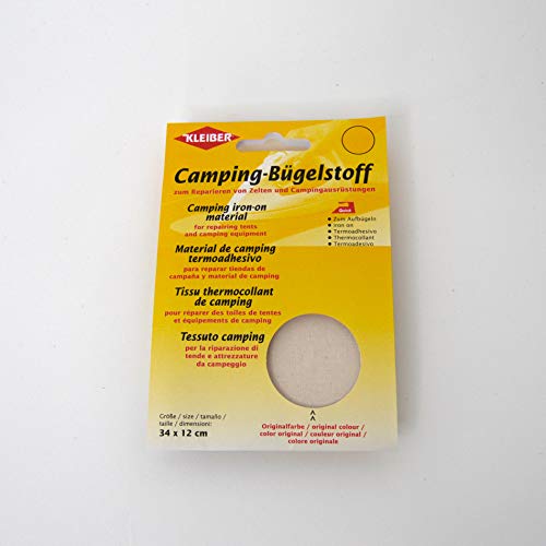 Kleiber + Co.GmbH Quick-Camping-Bügelstoff, Baumwolle, 06 rohweiss, ca. 34 cm x 12 cm Kleiber + Co.GmbH Quick-Camping-Bügelstoff, Baumwolle, 06 rohweiss, ca. 34 cm x 12 cm von Kleiber