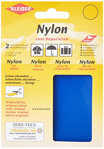 Kleiber + Co.GmbH Nylon-Flicken, 100% Polyamid, Kornblau, ca. 10 cm x 12 cm Kleiber + Co.GmbH Nylon-Flicken, 100% Polyamid, Kornblau, ca. 10 cm x 12 cm von Kleiber