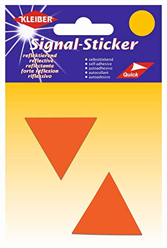 Kleiber + Co.GmbH Signal-Sticker neonrot, Orange von Kleiber