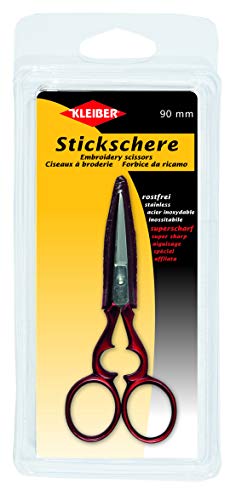 Kleiber + Co.GmbH Stickschere mit Spitze, rot von Kleiber