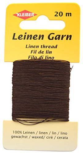 Kleiber 11,8 x 6,2 x 0,4 cm Leinen-Garn, braun von Kleiber