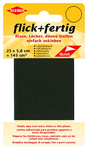 Kleiber 145 cm² Flick + Fertig Selbstklebendes Reparaturband aus Nylon, braun von Kleiber