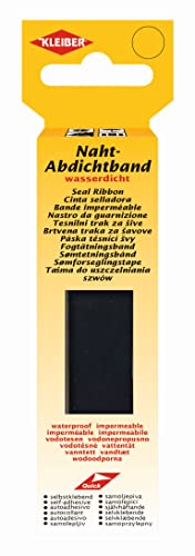 Kleiber Naht Abdichtband Nahtband selbstklebend ideal zur Zelt Reparatur Wasserfest 2cm x 3m, Farbe:27 schwarz Kleiber Naht Abdichtband Nahtband selbstklebend ideal zur Zelt Reparatur Wasserfest 2cm x 3m, Farbe:27 schwarz von Kleiber