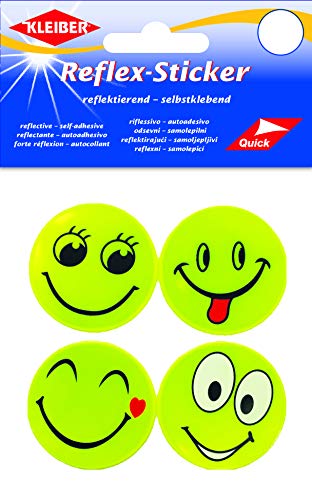 Reflex-Sticker Happy Face gelb Kleiber von Kleiber